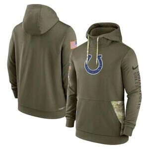 Indianapolis Colts Nike Men's Salute To Service Hoodie Sweatshirt-S MSRP $100